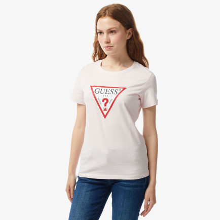 Guess Kadın Pembe T-Shirt Guess Kadın Pembe T-Shirt