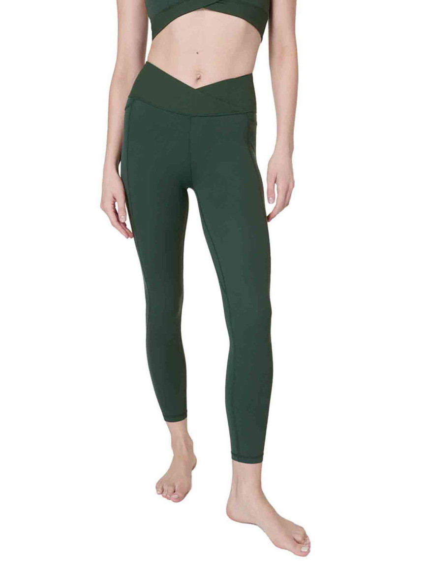 Sweaty Betty Summer Super Soft 7/8 Wrap Leg Kadın Yeşil Yoga Tayt Sweaty Betty Summer Super Soft 7/8 Wrap Leg Kadın Yeşil Yoga Tayt