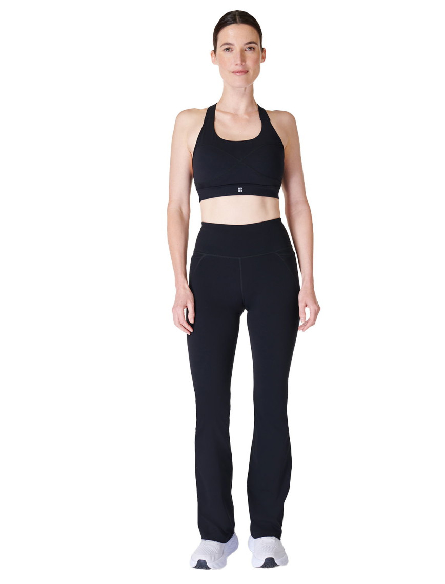 Sweaty Betty Power 32 Workout Boot Cut 2.0 Kadın Siyah Etek Sweaty Betty Power 32 Workout Boot Cut 2.0 Kadın Siyah Etek