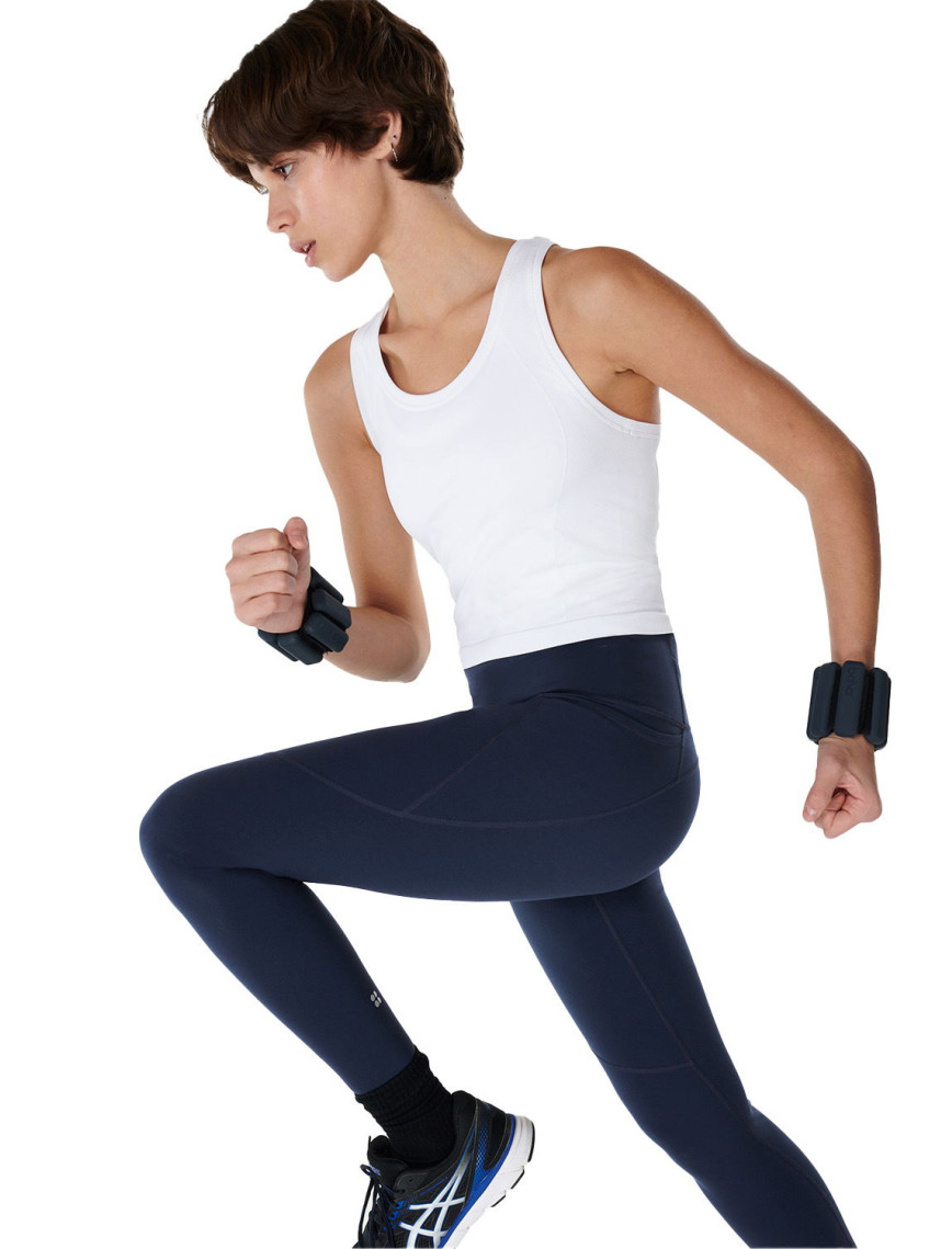 Sweaty Betty Athlete Crop Seamless Workout Kadın Beyaz Koşu Tank Top Sweaty Betty Athlete Crop Seamless Workout Kadın Beyaz Koşu Tank Top