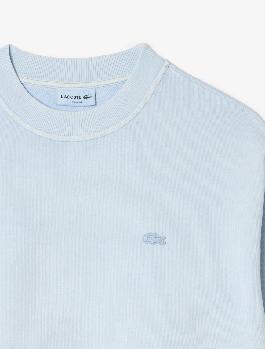 Lacoste Loose Fit Erkek Açık Mavi Sweatshirt Lacoste Loose Fit Erkek Açık Mavi Sweatshirt