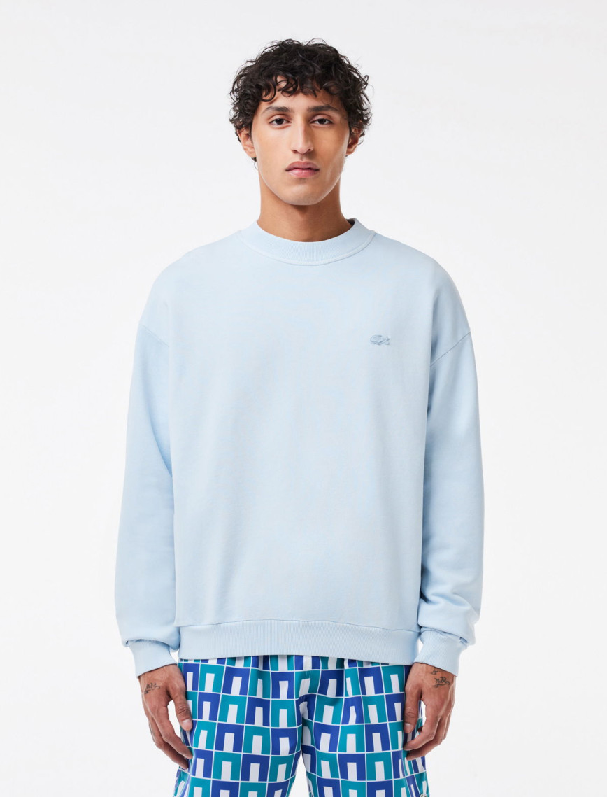 Lacoste Erkek Loose Fit Bisiklet Yaka Sarı Sweatshirt Lacoste Erkek Loose Fit Bisiklet Yaka Sarı Sweatshirt