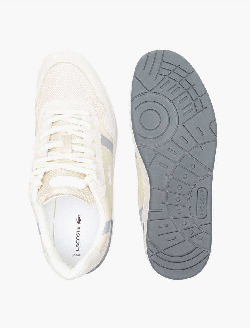 Lacoste T-Clip Erkek Bej Sneaker Lacoste T-Clip Erkek Bej Sneaker