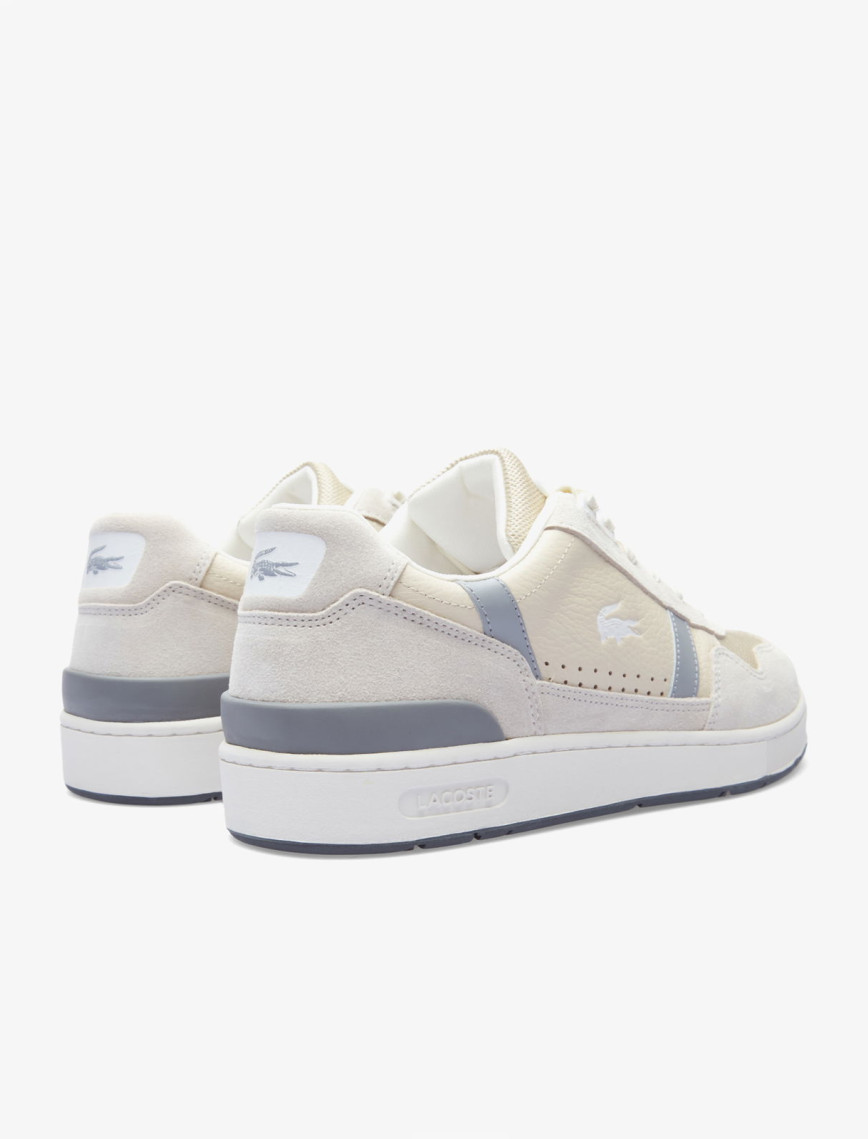 Lacoste T-Clip Erkek Bej Sneaker Lacoste T-Clip Erkek Bej Sneaker