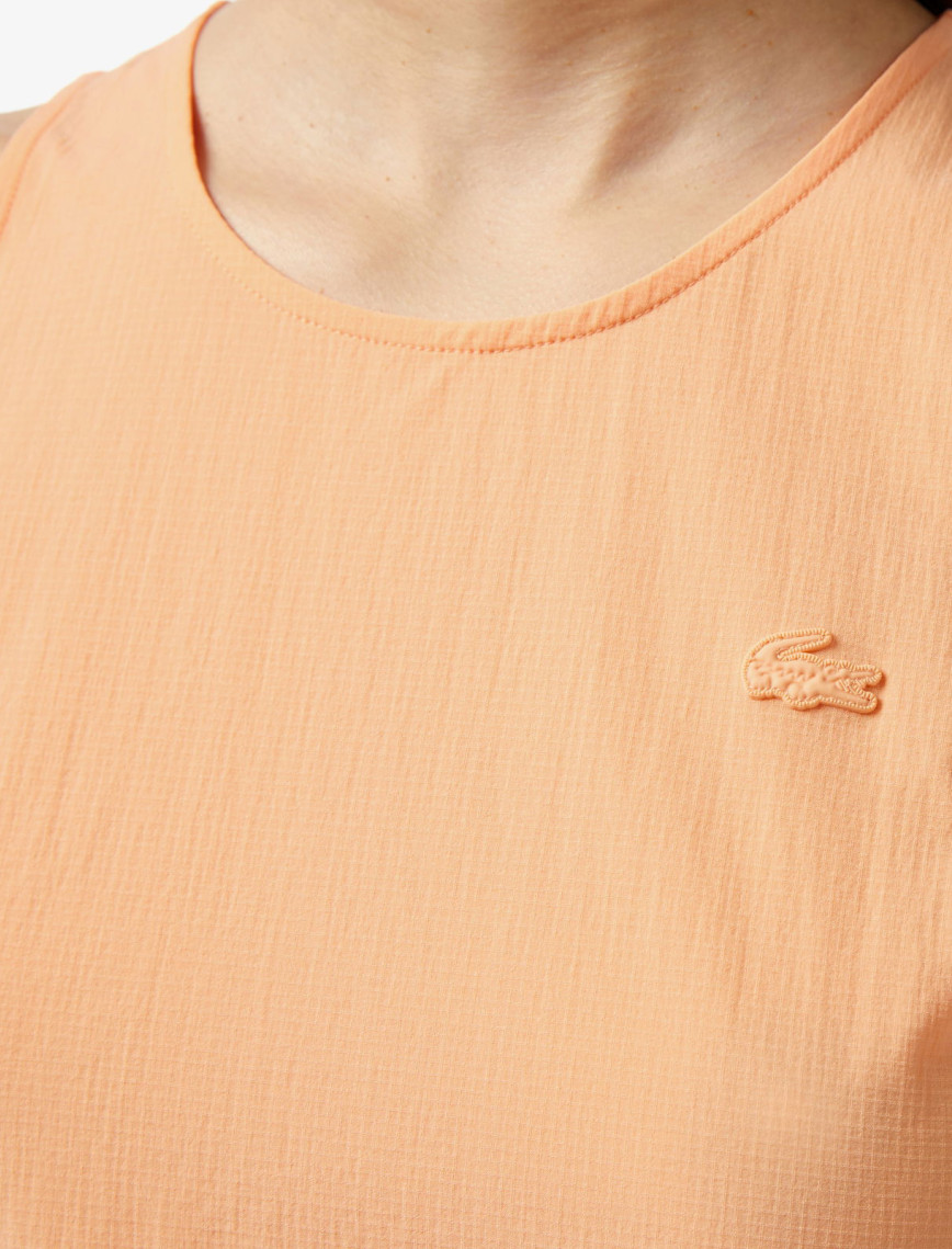 Lacoste Kadın Straight Fit Kolsuz Turuncu Elbise Lacoste Kadın Straight Fit Kolsuz Turuncu Elbise
