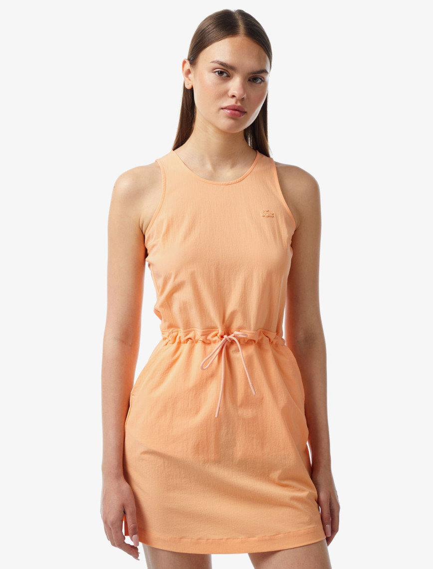 Lacoste Kadın Straight Fit Kolsuz Turuncu Elbise Lacoste Kadın Straight Fit Kolsuz Turuncu Elbise