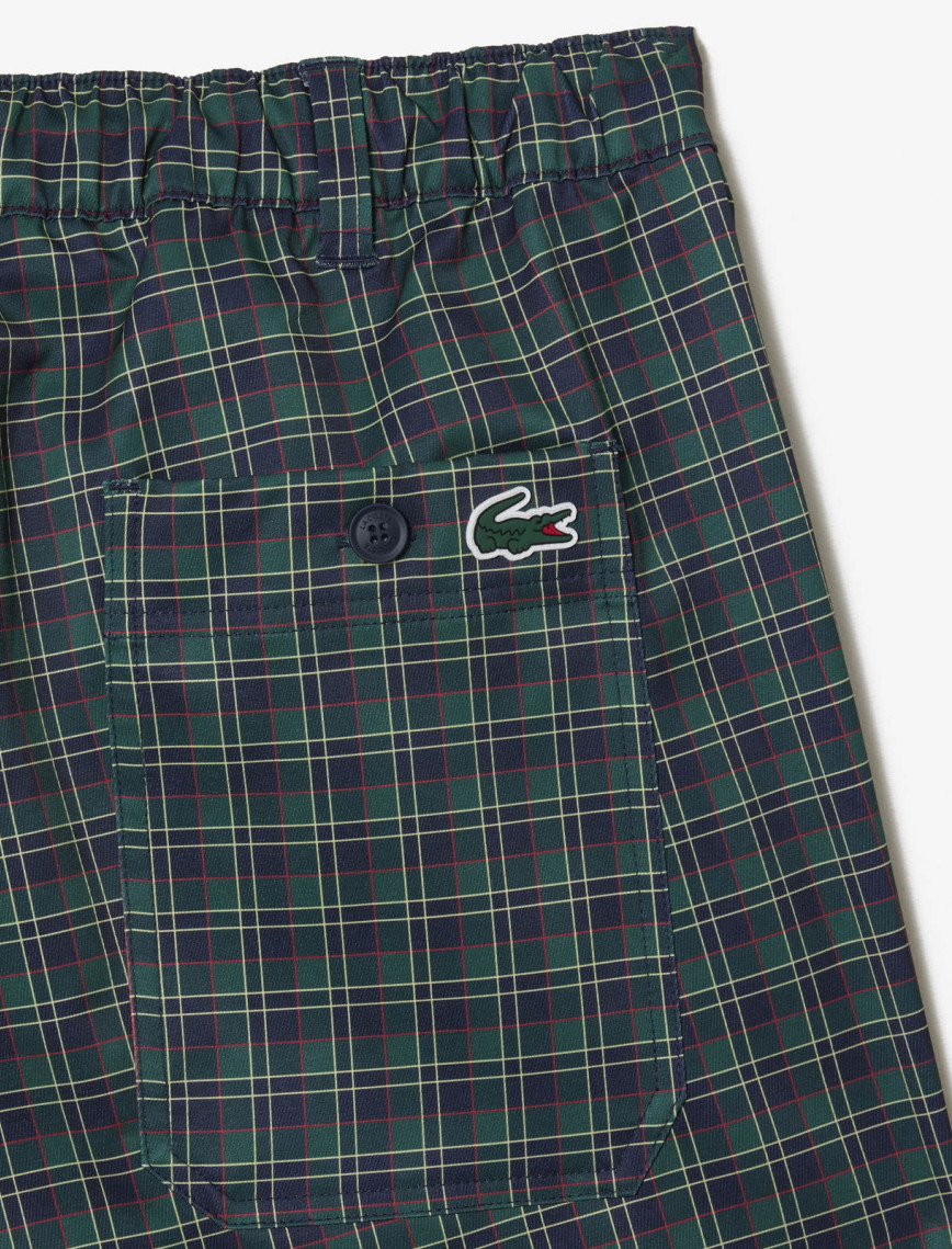 Lacoste Erkek Straight Fit Chino Renkli Ekose Pantolon Lacoste Erkek Straight Fit Chino Renkli Ekose Pantolon