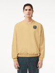 Lacoste Erkek Loose Fit V Yaka Sarı Sweatshirt Lacoste Erkek Loose Fit V Yaka Sarı Sweatshirt