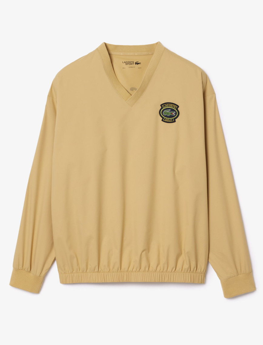 Lacoste Erkek Loose Fit V Yaka Sarı Sweatshirt Lacoste Erkek Loose Fit V Yaka Sarı Sweatshirt