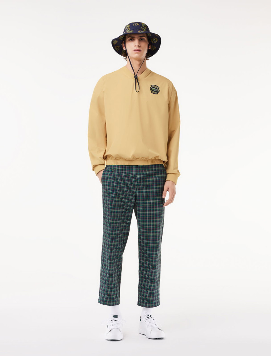 Lacoste Erkek Loose Fit V Yaka Sarı Sweatshirt Lacoste Erkek Loose Fit V Yaka Sarı Sweatshirt