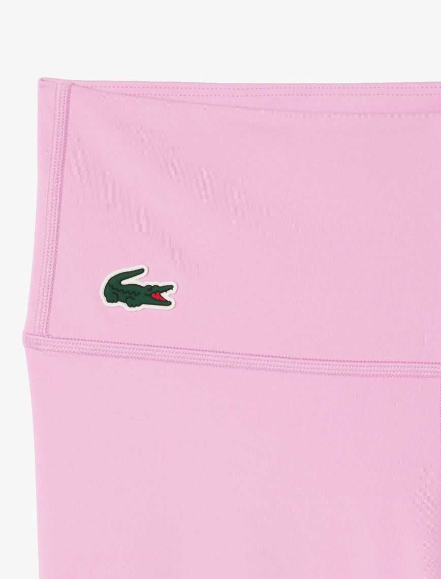 Lacoste Kadın Slim Fit Baskılı Pembe Tayt Lacoste Kadın Slim Fit Baskılı Pembe Tayt
