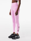 Lacoste Kadın Slim Fit Baskılı Pembe Tayt Lacoste Kadın Slim Fit Baskılı Pembe Tayt