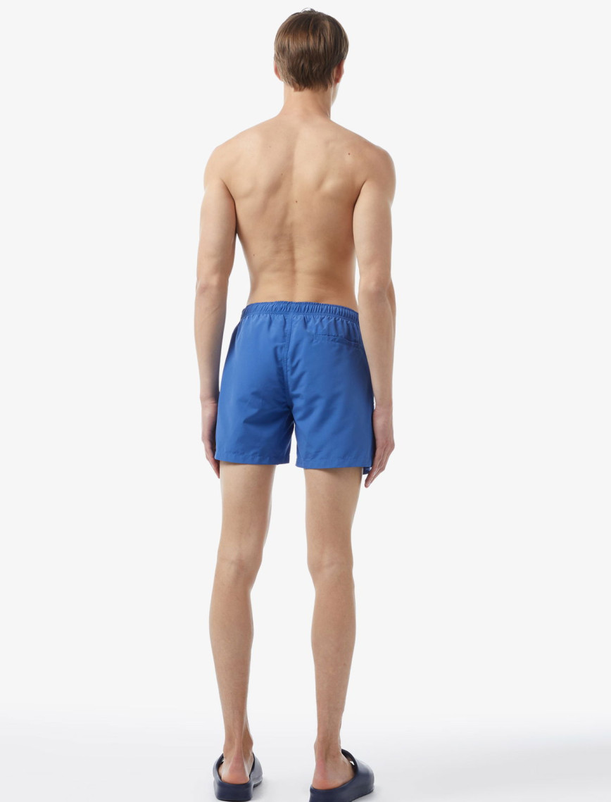 Lacoste Erkek Renk Bloklu Mavi Mayo Şort Lacoste Erkek Renk Bloklu Mavi Mayo Şort