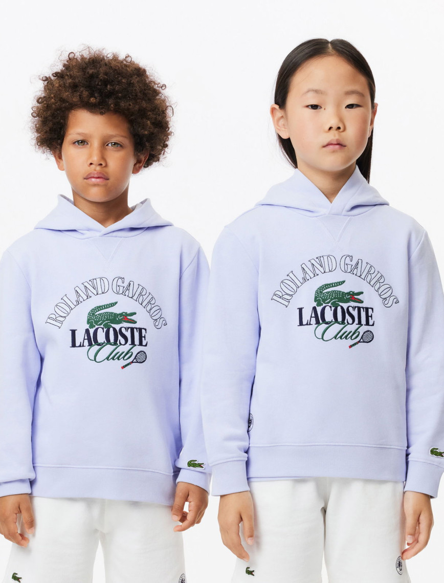 Lacoste Roland Garros Çocuk Mavi Sweatshirt Lacoste Roland Garros Çocuk Mavi Sweatshirt