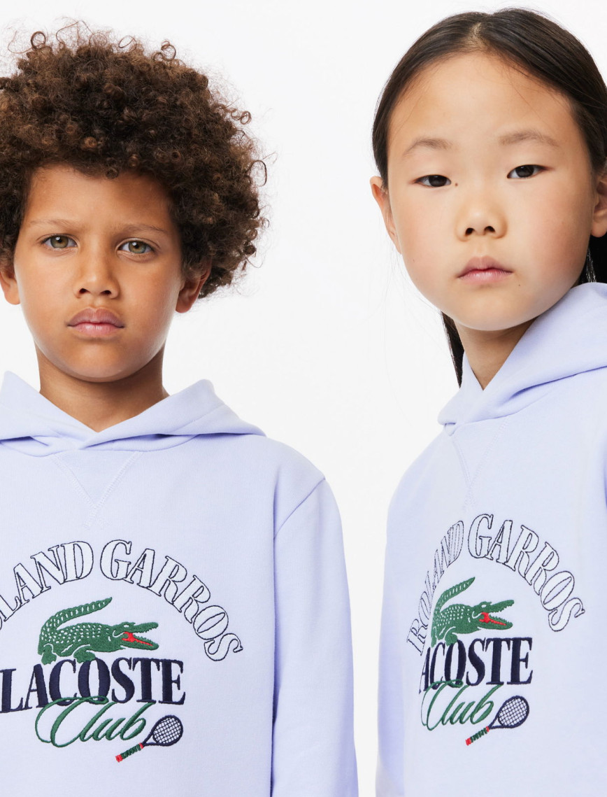 Lacoste Roland Garros Çocuk Mavi Sweatshirt Lacoste Roland Garros Çocuk Mavi Sweatshirt