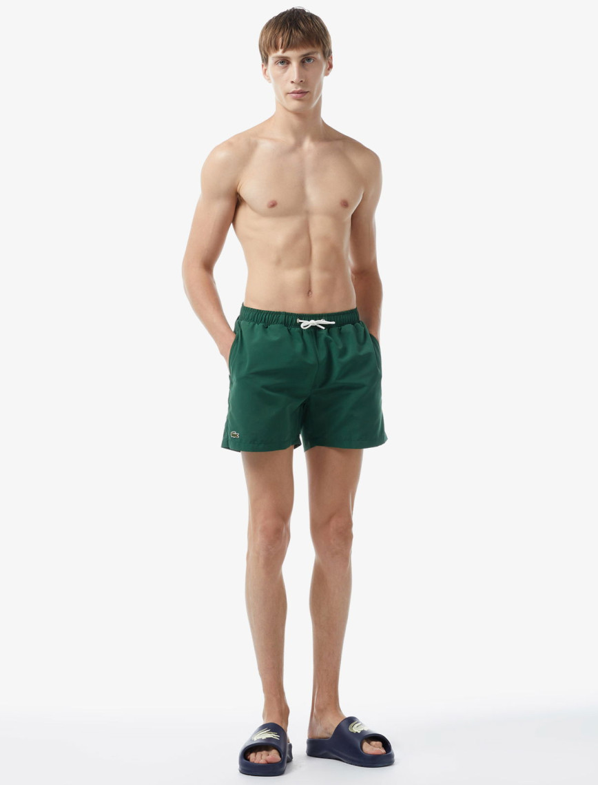 Lacoste Baskılı Erkek Yeşil Deniz Şortu Lacoste Baskılı Erkek Yeşil Deniz Şortu