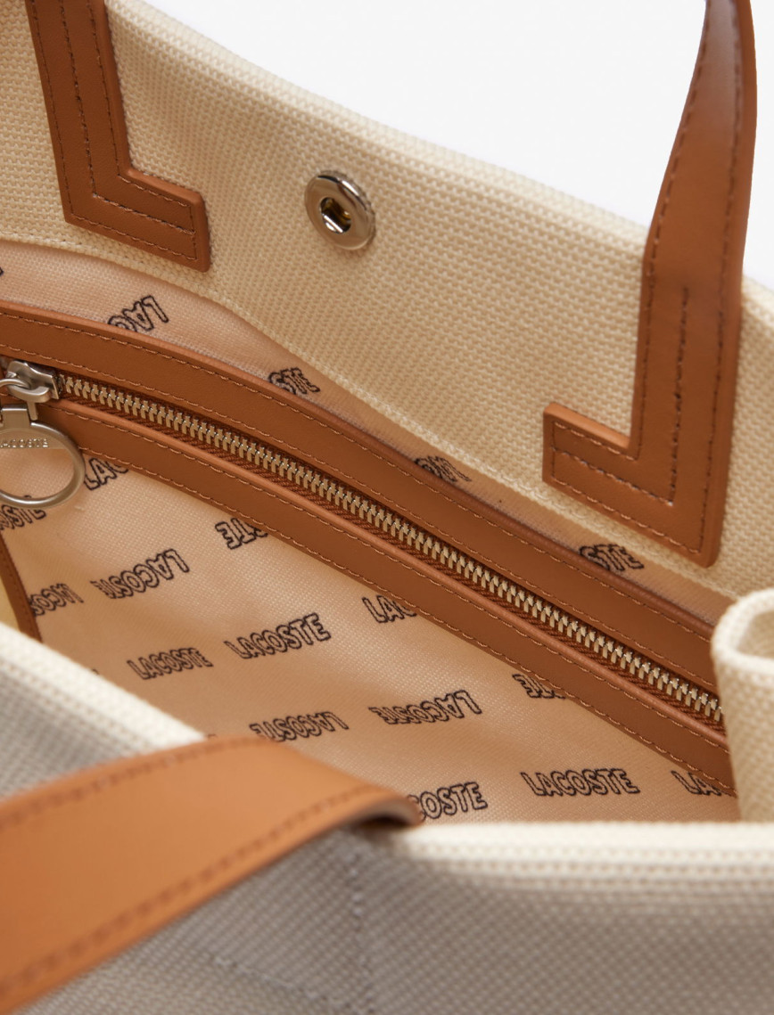 Lacoste Heritage Canvas Unisex Bej Omuz Çantası Lacoste Heritage Canvas Unisex Bej Omuz Çantası