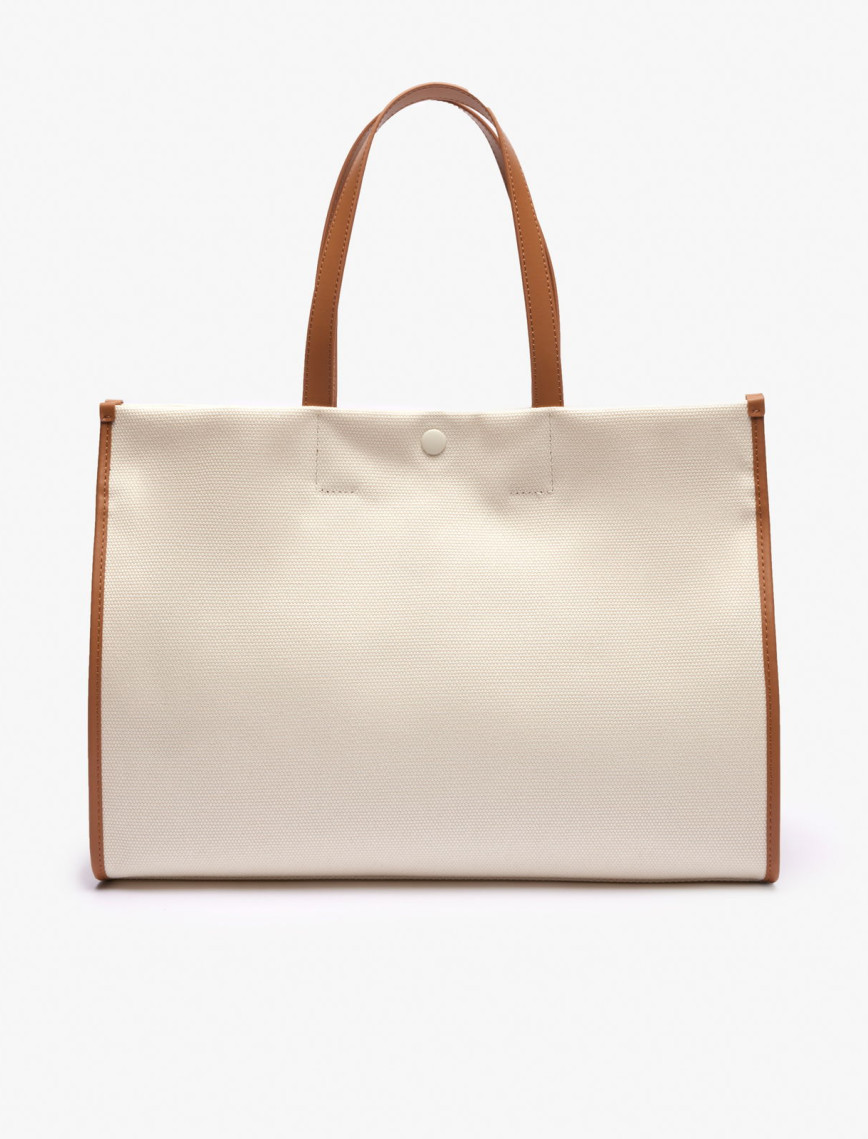 Lacoste Heritage Canvas Unisex Bej Omuz Çantası Lacoste Heritage Canvas Unisex Bej Omuz Çantası