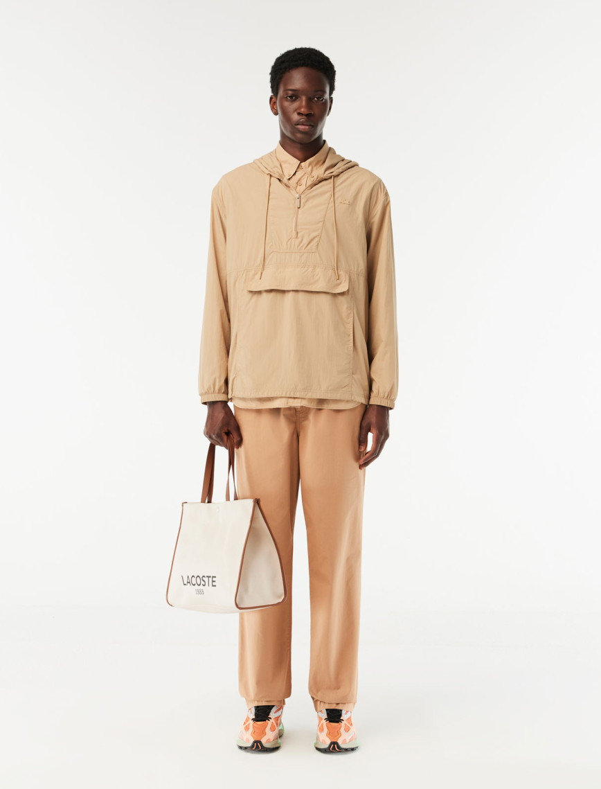 Lacoste Heritage Canvas Unisex Bej Omuz Çantası Lacoste Heritage Canvas Unisex Bej Omuz Çantası