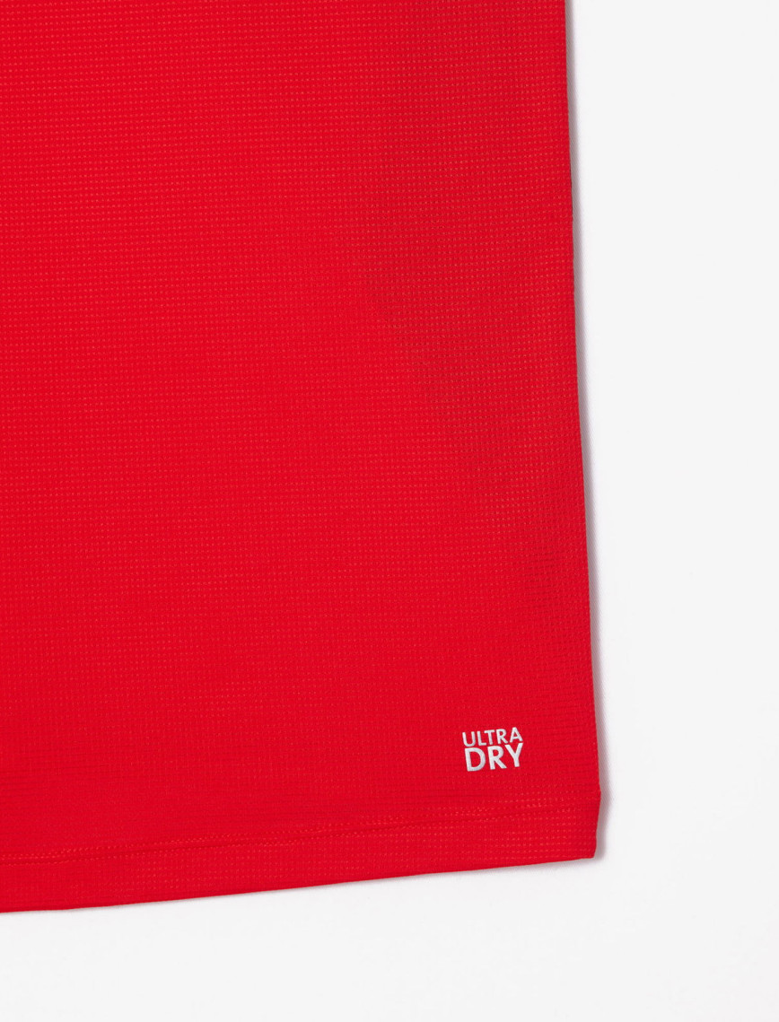 Lacoste SPORT x Novak Djokovic Erkek Regular Fit Kırmızı Polo Lacoste SPORT x Novak Djokovic Erkek Regular Fit Kırmızı Polo