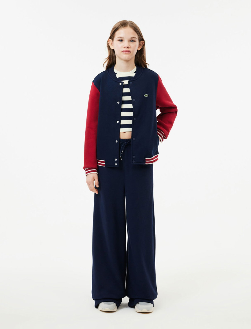 Lacoste Çocuk Kolsuz Bisiklet Yaka Çizgili Beyaz T-Shirt Lacoste Çocuk Kolsuz Bisiklet Yaka Çizgili Beyaz T-Shirt