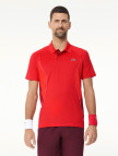 Lacoste SPORT x Novak Djokovic Erkek Regular Fit Kırmızı Polo Lacoste SPORT x Novak Djokovic Erkek Regular Fit Kırmızı Polo