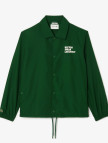 Lacoste Unisex Polo Yaka Baskılı Yeşil Ceket Lacoste Unisex Polo Yaka Baskılı Yeşil Ceket