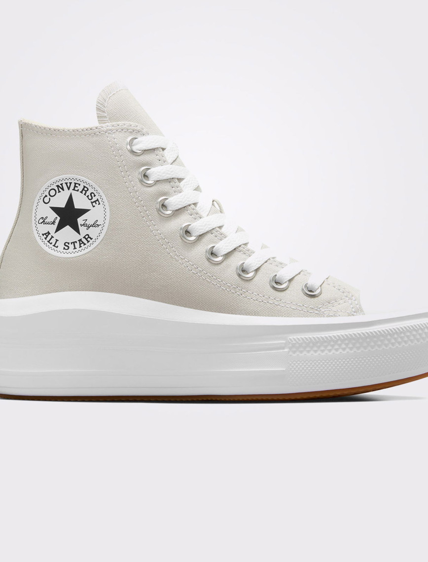Converse Chuck Taylor All Star Move Kadın Gri Platform Sneaker Converse Chuck Taylor All Star Move Kadın Gri Platform Sneaker