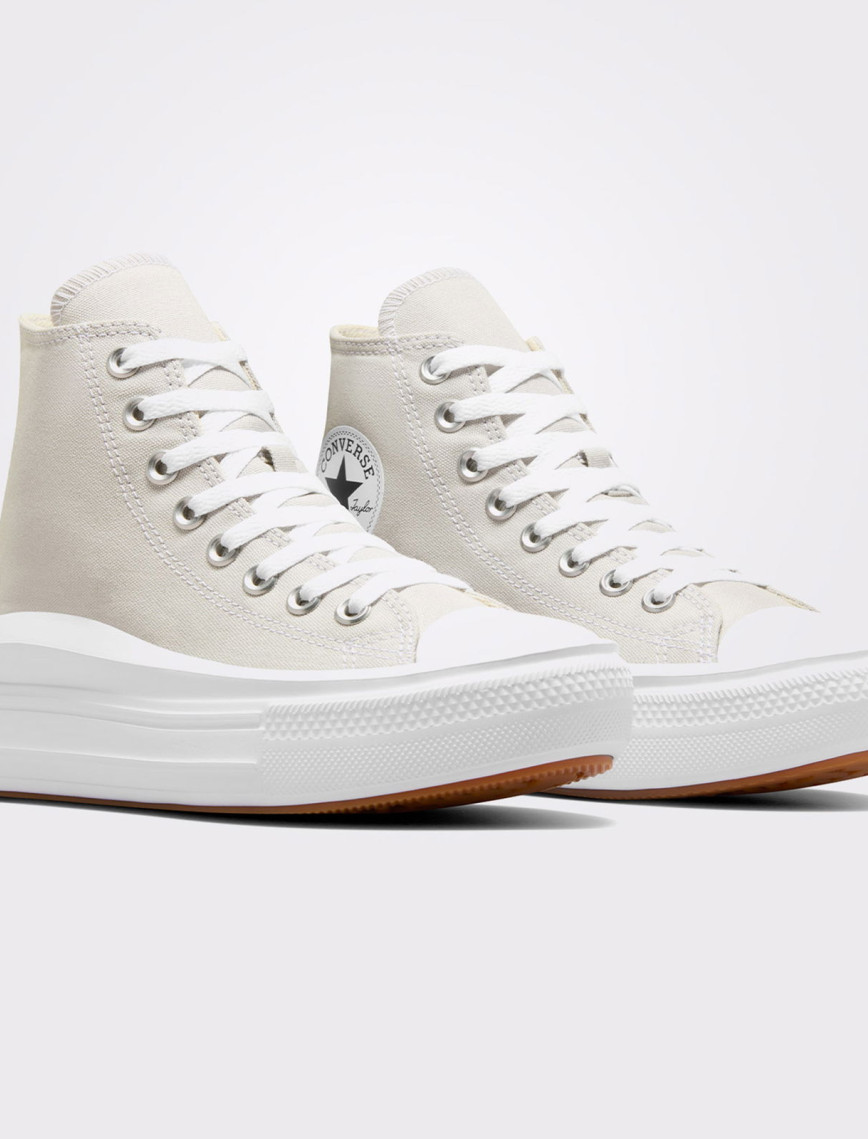Converse Chuck Taylor All Star Move Kadın Gri Platform Sneaker Converse Chuck Taylor All Star Move Kadın Gri Platform Sneaker