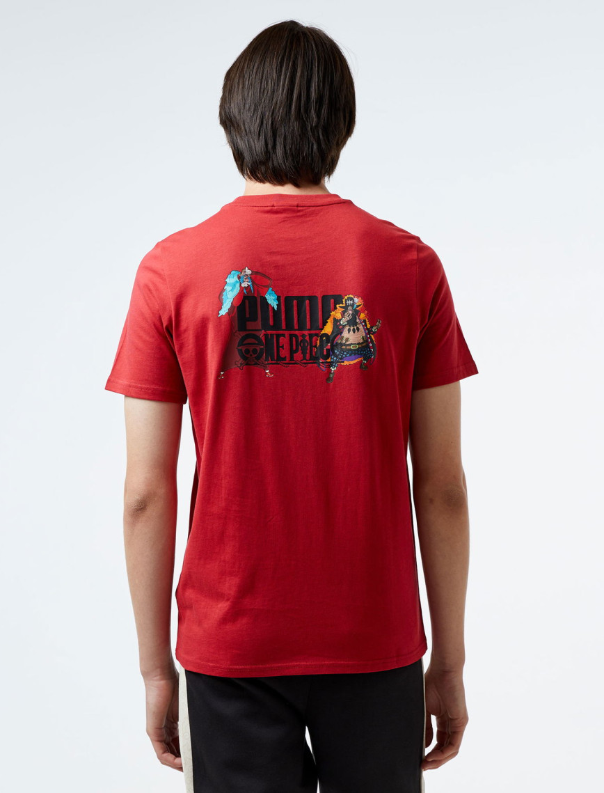 Puma X One Piece Graphic Erkek Kırmızı T-Shirt Puma X One Piece Graphic Erkek Kırmızı T-Shirt