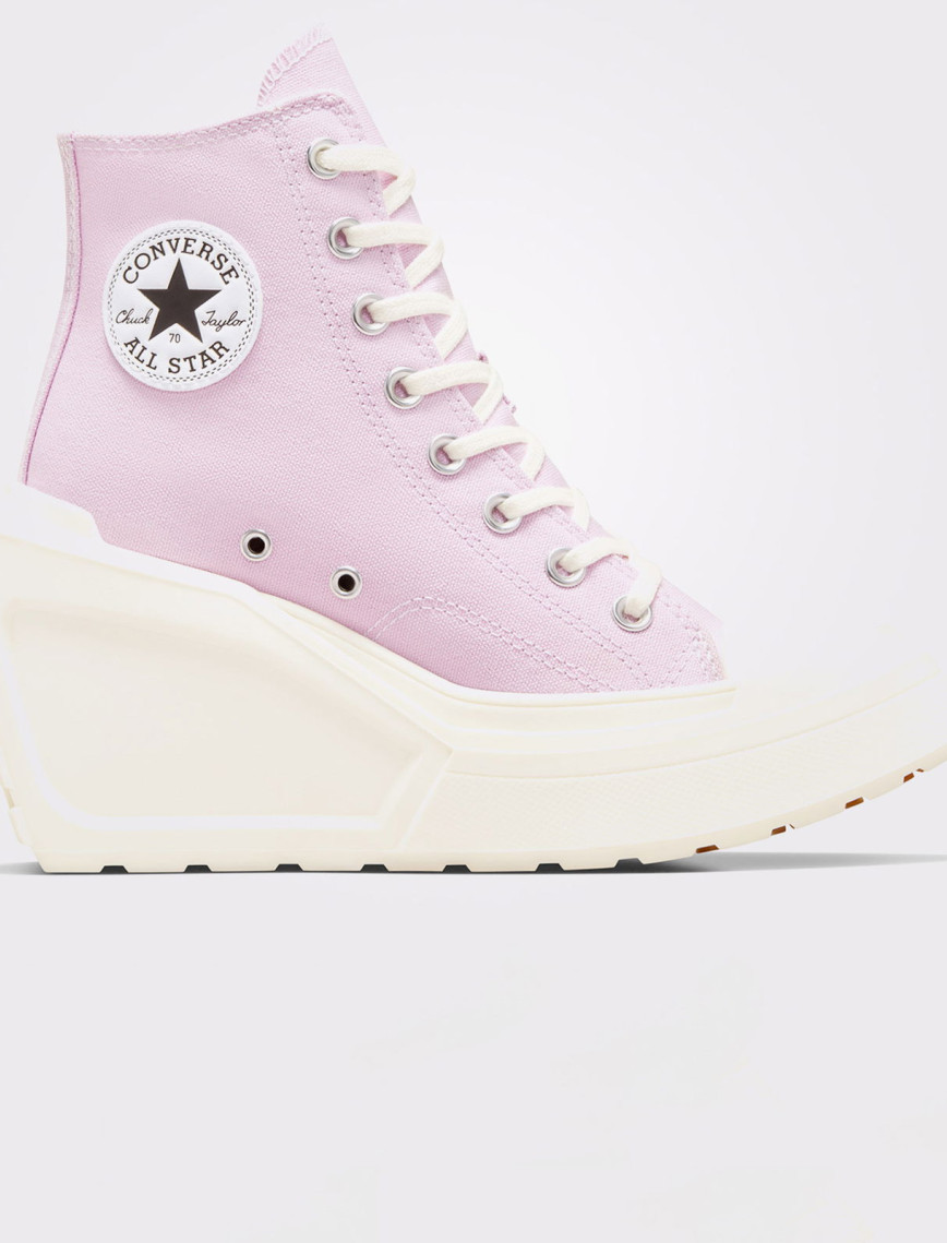 Converse Chuck 70 De Luxe Wedge Unisex Pembe Platform Sneaker