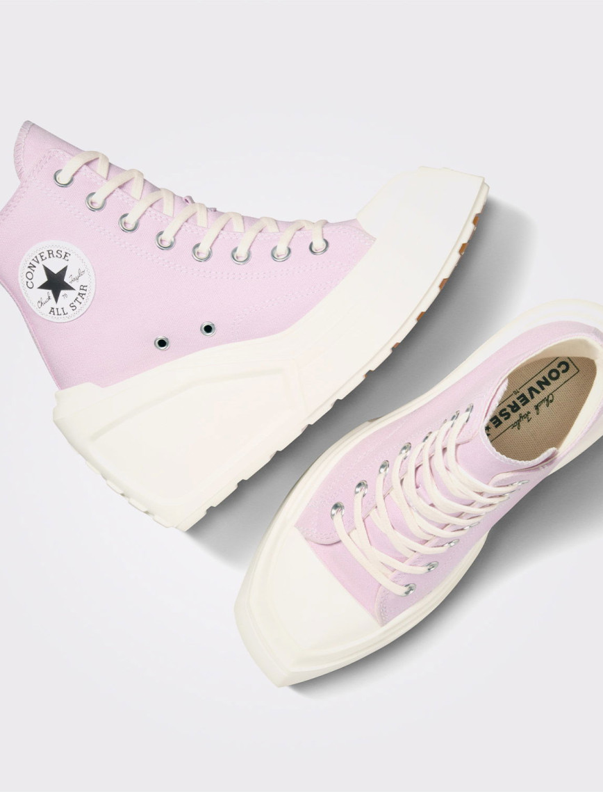 Converse Chuck 70 De Luxe Wedge Unisex Pembe Platform Sneaker