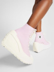 Converse Chuck 70 De Luxe Wedge Unisex Pembe Platform Sneaker
