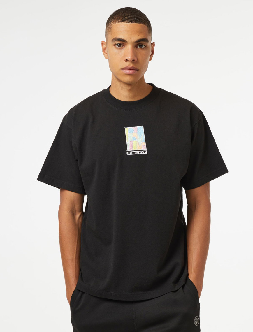 Primitive Block Hw Erkek Siyah T-Shirt Primitive Block Hw Erkek Siyah T-Shirt