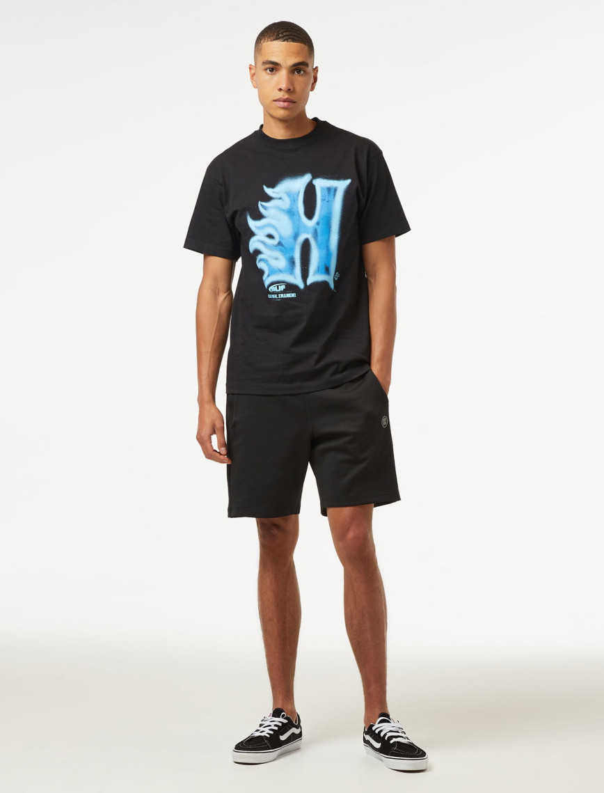 HUF Heat Wave S/S Erkek Siyah T-Shirt HUF Heat Wave S/S Erkek Siyah T-Shirt