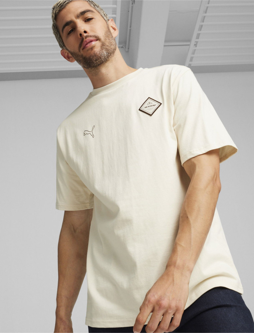 Puma Pl Summer Crew Erkek Pembe T-Shirt Puma Pl Summer Crew Erkek Pembe T-Shirt