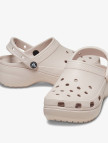 Crocs Classic Platform Kadın Krem Terlik Crocs Classic Platform Kadın Krem Terlik