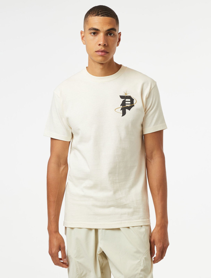 Primitive Journey Erkek Krem T-Shirt