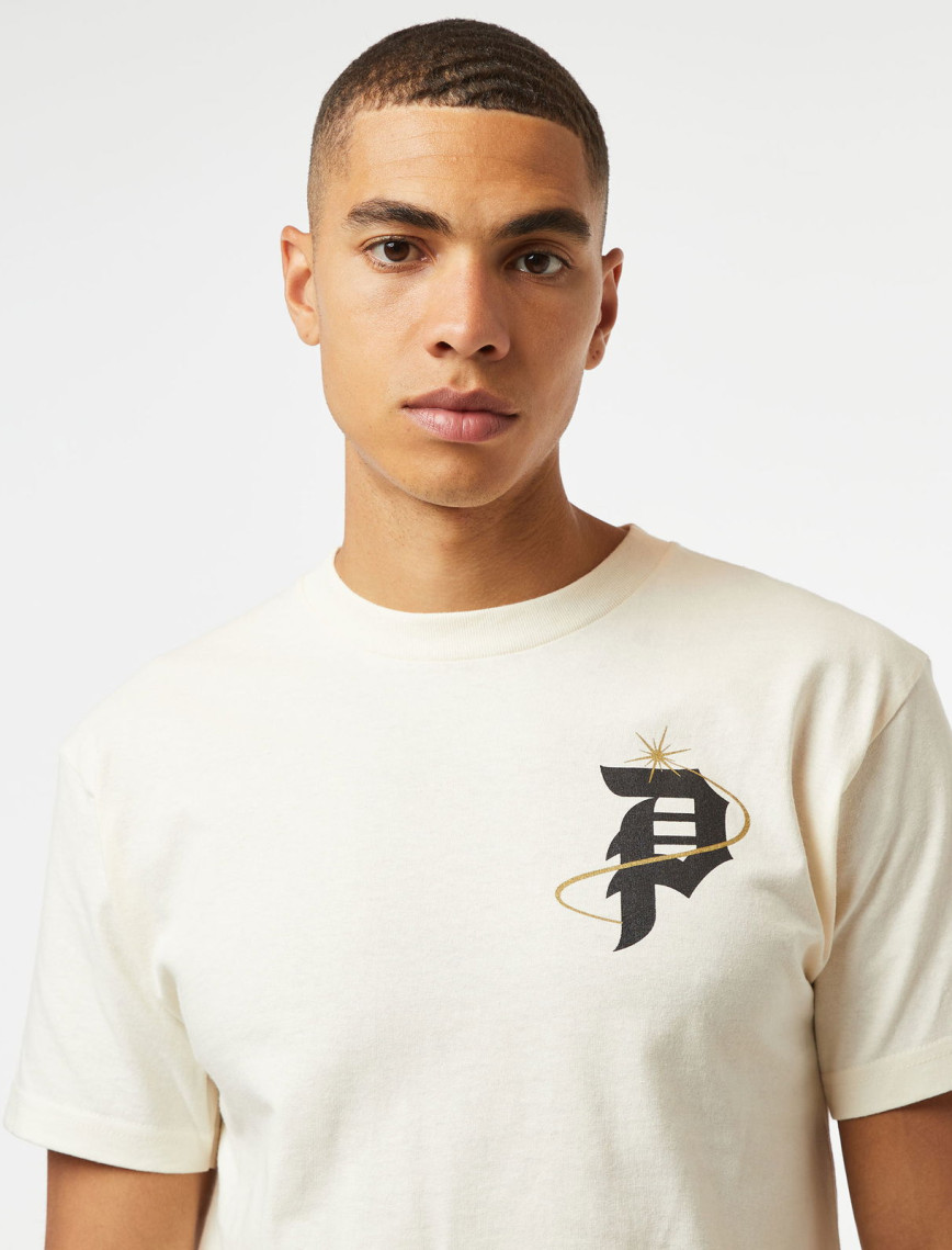 Primitive Journey Erkek Krem T-Shirt