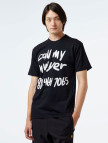 Market Scrawl My Lawyer Erkek Siyah T-Shirt