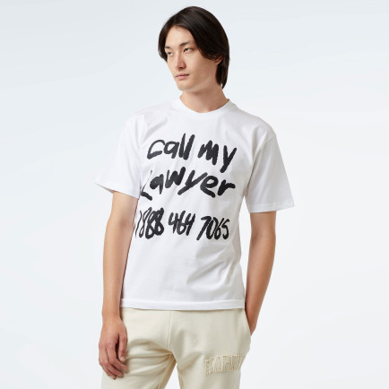 Market Scrawl My Lawyer Erkek Beyaz T-Shirt Market Scrawl My Lawyer Erkek Beyaz T-Shirt