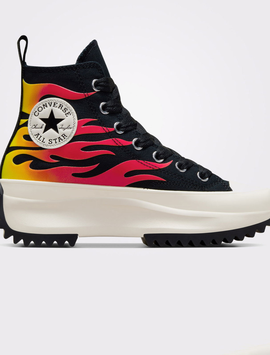 Converse Run Star Hike Unisex Siyah Platform Sneaker Converse Run Star Hike Unisex Siyah Platform Sneaker