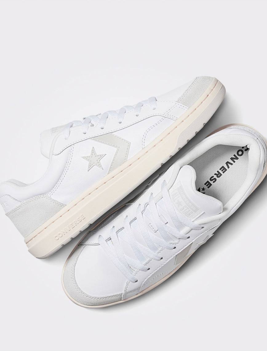 Converse Pro Blaze Unisex Beyaz Deri Sneaker Converse Pro Blaze Unisex Beyaz Deri Sneaker