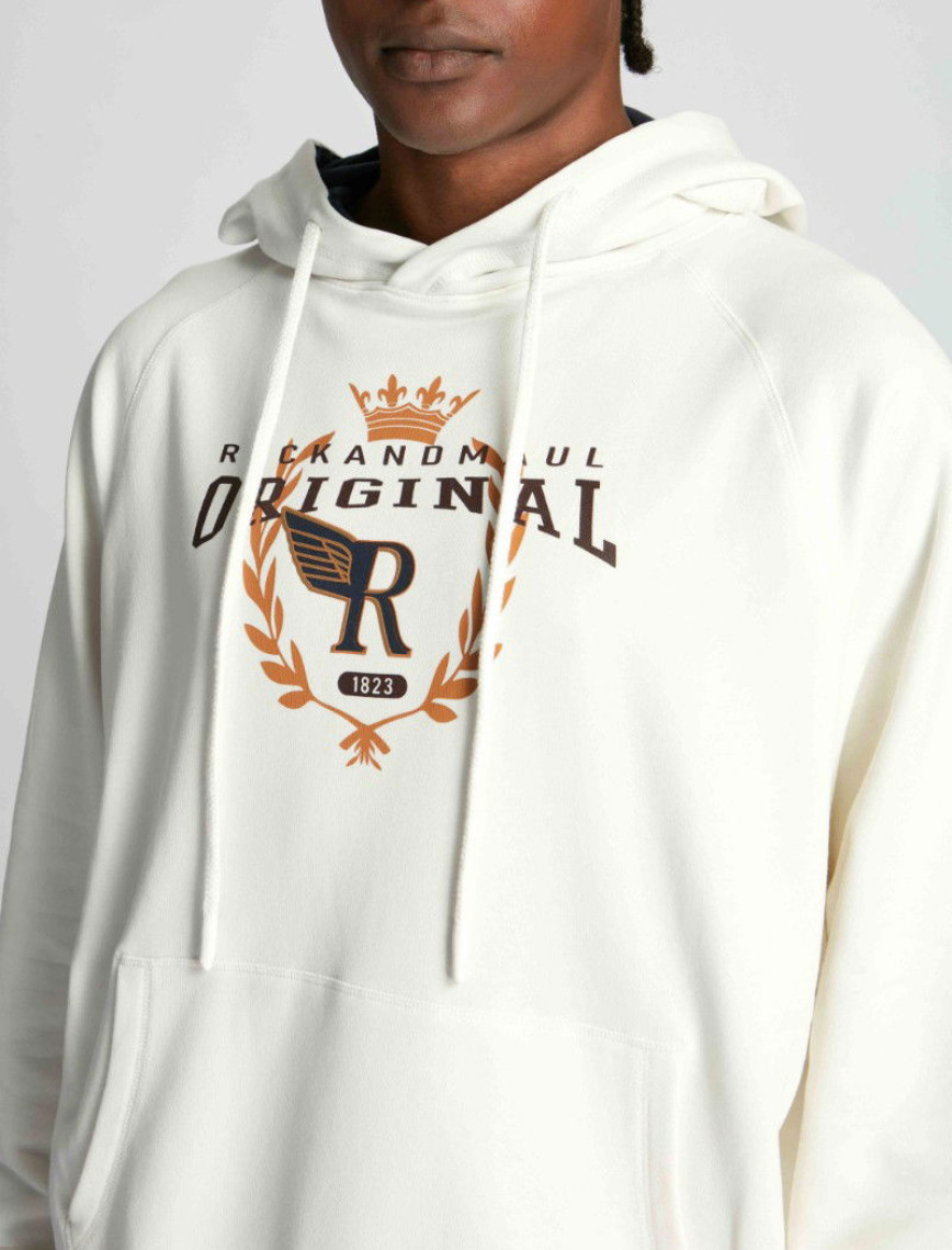 Erkek Kapüşonlu Sweatshirt 23003 1143 - Marshmallow Erkek Kapüşonlu Sweatshirt 23003 1143 - Marshmallow