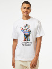 Market Art Market Bear Erkek Beyaz T-Shirt Market Art Market Bear Erkek Beyaz T-Shirt