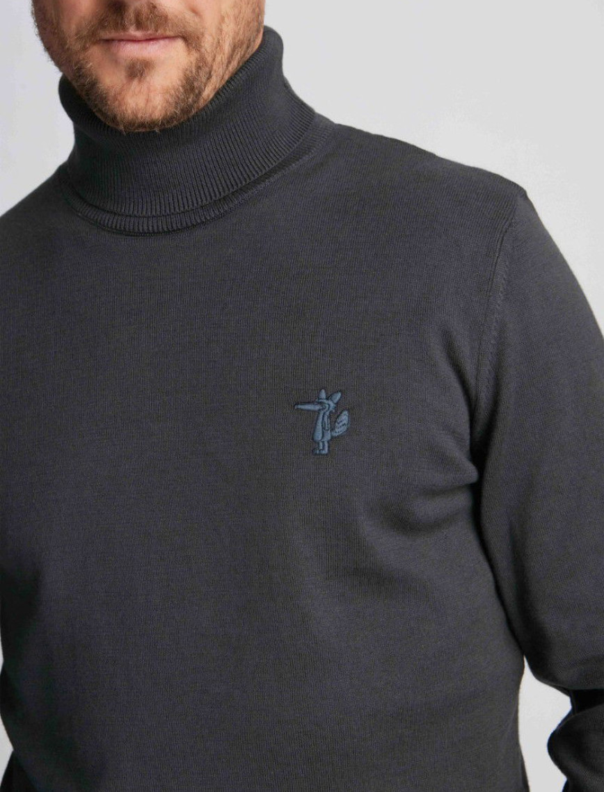 Erkek Boğazlı Kazak 409 - Gri Erkek Boğazlı Kazak 409 - Gri