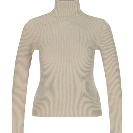 Kadın Boğazlı Kazak 1143 - Ekru Kadın Boğazlı Kazak 1143 - Ekru