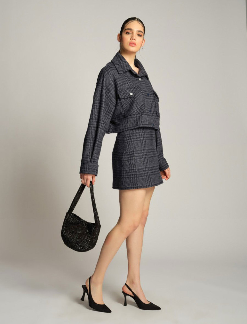 Kadın Etek 4024 - Mavi Kadın Etek 4024 - Mavi