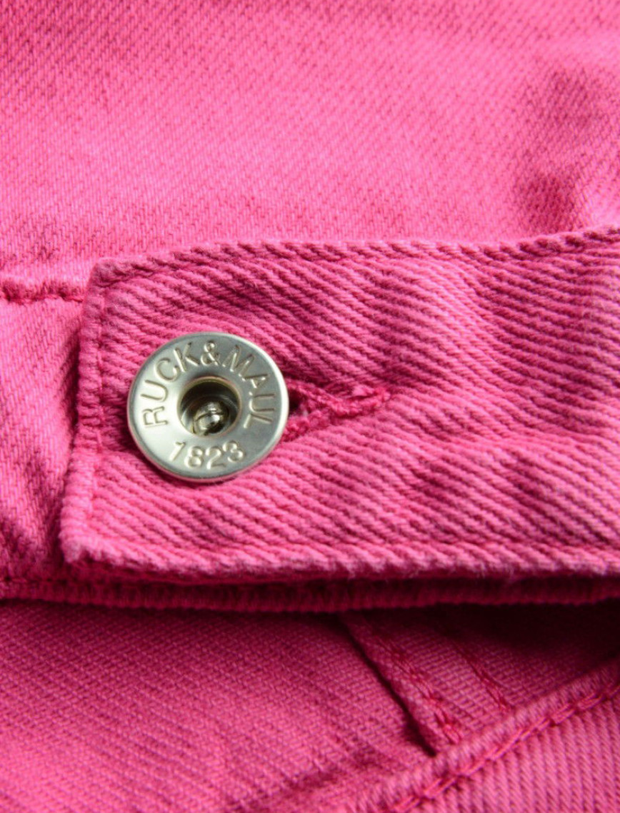 Kadın Kot Ceket 2436 - Pembe Kadın Kot Ceket 2436 - Pembe