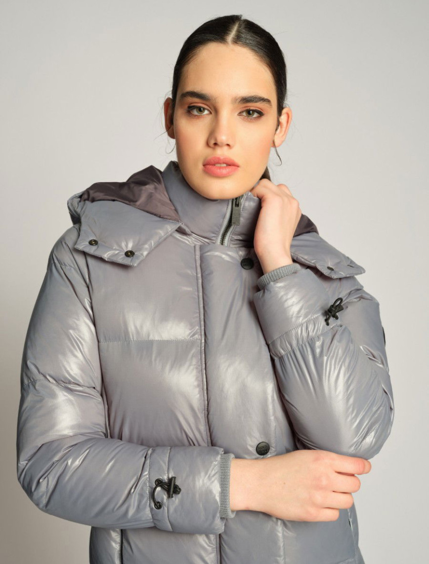 Kadın Mont 4021 - Mavi Kadın Mont 4021 - Mavi